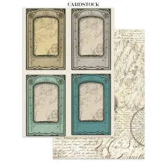 Stamperia - Junk Journal Backgrounds, Stickers, Cut-Outs - Voyages Fantastiques