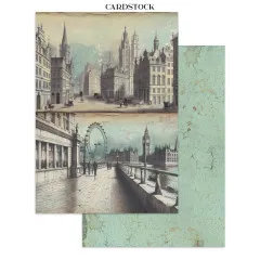 Stamperia - Junk Journal Backgrounds, Stickers, Cut-Outs - Voyages Fantastiques