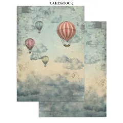 Stamperia - Junk Journal Backgrounds, Stickers, Cut-Outs - Voyages Fantastiques