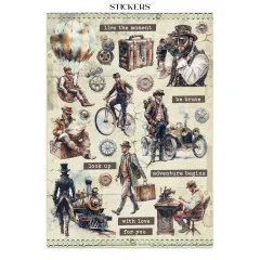 Stamperia - Junk Journal Backgrounds, Stickers, Cut-Outs - Voyages Fantastiques