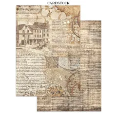 Stamperia - Junk Journal Backgrounds, Stickers, Cut-Outs - Coffee and Chocolate