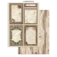 Stamperia - Junk Journal Backgrounds, Stickers, Cut-Outs - Coffee and Chocolate