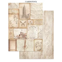 Stamperia - Junk Journal Backgrounds, Stickers, Cut-Outs - Quiet Days