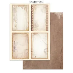 Stamperia - Junk Journal Backgrounds, Stickers, Cut-Outs - Quiet Days