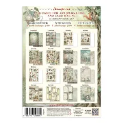 Stamperia - Junk Journal Backgrounds, Stickers, Cut-Outs - Herbarium Silvae