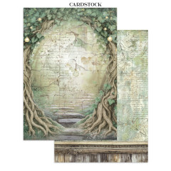 Stamperia - Junk Journal Backgrounds, Stickers, Cut-Outs - Herbarium Silvae