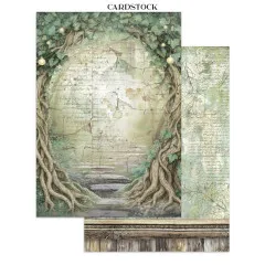 Stamperia - Junk Journal Backgrounds, Stickers, Cut-Outs - Herbarium Silvae