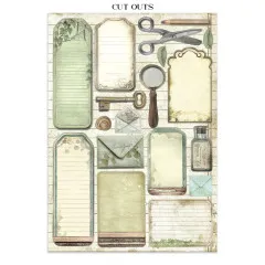 Stamperia - Junk Journal Backgrounds, Stickers, Cut-Outs - Herbarium Silvae