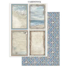 Stamperia - Junk Journal Backgrounds, Stickers, Cut-Outs - Silent Sea