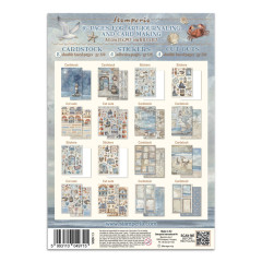 Stamperia - Junk Journal Backgrounds, Stickers, Cut-Outs - Silent Sea