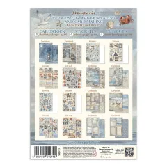 Stamperia - Junk Journal Backgrounds, Stickers, Cut-Outs - Silent Sea