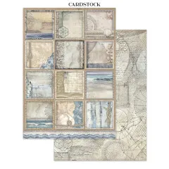 Stamperia - Junk Journal Backgrounds, Stickers, Cut-Outs - Silent Sea