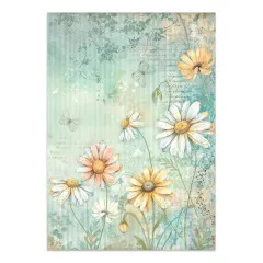 Stamperia - Junk Journal Backgrounds, Stickers, Cut-Outs - Daisy Art