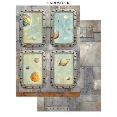 Stamperia - Junk Journal Backgrounds, Stickers, Cut-Outs - A New Beginning