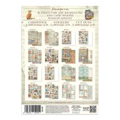 Stamperia - Junk Journal Backgrounds, Stickers, Cut-Outs - Art of Travelling