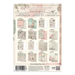 Stamperia - Junk Journal Backgrounds, Stickers, Cut-Outs - House of Roses