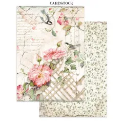 Stamperia - Junk Journal Backgrounds, Stickers, Cut-Outs - House of Roses
