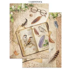 Stamperia - Junk Journal Backgrounds, Stickers, Cut-Outs - All Around