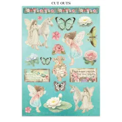 Stamperia - Junk Journal Backgrounds, Stickers, Cut-Outs - Wonderland