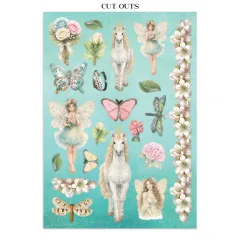 Stamperia - Junk Journal Backgrounds, Stickers, Cut-Outs - Wonderland