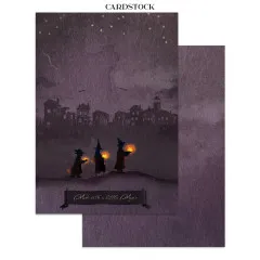Stamperia - Junk Journal Backgrounds, Stickers, Cut-Outs - Halloween by Vicky Papaioannou