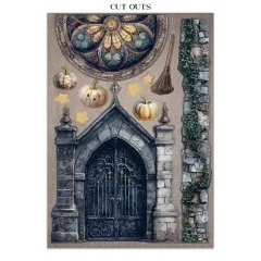 Stamperia - Junk Journal Backgrounds, Stickers, Cut-Outs - Halloween by Vicky Papaioannou