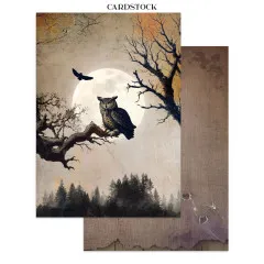Stamperia - Junk Journal Backgrounds, Stickers, Cut-Outs - Halloween by Vicky Papaioannou
