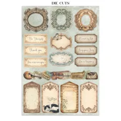 Stamperia - Junk Journal Backgrounds, Stickers, Cut-Outs - Symphony by Sara Alcobendas