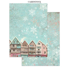 Stamperia - Junk Journal Backgrounds, Stickers, Cut-Outs - Winter Magic