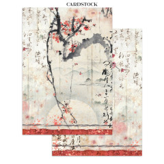 Stamperia - Junk Journal Backgrounds, Stickers, Cut-Outs - Oriental Garden