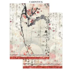 Stamperia - Junk Journal Backgrounds, Stickers, Cut-Outs - Oriental Garden