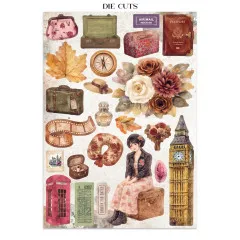 Stamperia - Junk Journal Backgrounds, Stickers, Cut-Outs - Our Way
