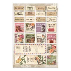 Stamperia - Junk Journal Backgrounds, Stickers, Cut-Outs - Our Way
