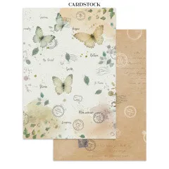 Stamperia - Junk Journal Backgrounds, Stickers, Cut-Outs - Flowers and Poems