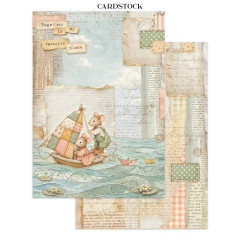 Stamperia - Junk Journal Backgrounds, Stickers, Cut-Outs - Cozy Family