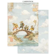 Stamperia - Junk Journal Backgrounds, Stickers, Cut-Outs - Cozy Family