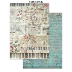 Stamperia - Junk Journal - A5 Focus Points - Symphony by Sara Alcobendas