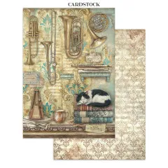 Stamperia - Junk Journal - A5 Focus Points - Symphony by Sara Alcobendas