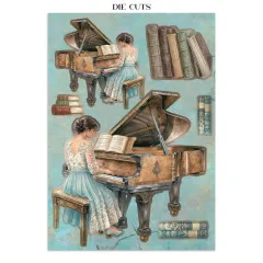 Stamperia - Junk Journal - A5 Focus Points - Symphony by Sara Alcobendas