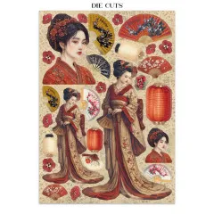 Stamperia - Junk Journal - A5 Focus Points - Oriental Garden
