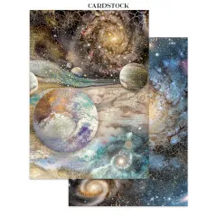 Stamperia - Junk Journal - A5 Focus Points - Cosmos by Cristina Radovan