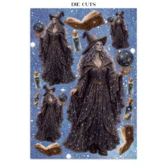 Stamperia - Junk Journal - A5 Focus Points - Cosmos by Cristina Radovan