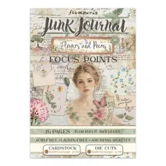 Stamperia - Junk Journal - A5 Focus Points - Flowers and Poems