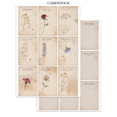 Stamperia - Junk Journal - A5 Focus Points - Flowers and Poems