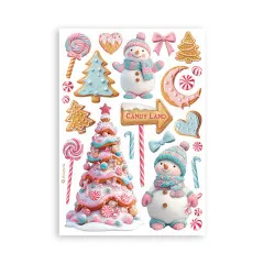 Candy Christmas - A5 Washi Pad