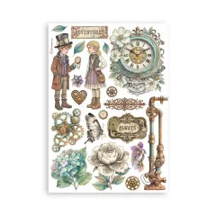 Gardens of Time by Antonis Tzanidakis - A5 Washi Pad