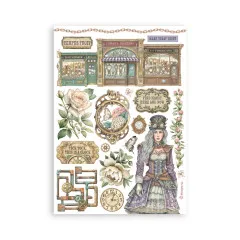 Gardens of Time by Antonis Tzanidakis - A5 Washi Pad