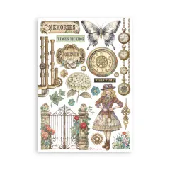 Gardens of Time by Antonis Tzanidakis - A5 Washi Pad