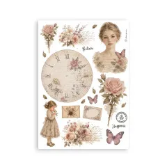 Flowers and Poems - A5 Washi Pad