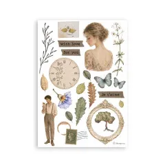 Flowers and Poems - A5 Washi Pad
